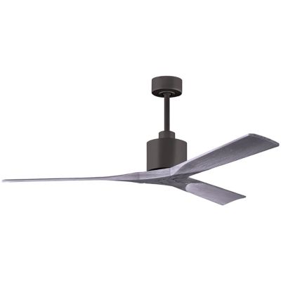 Atlas Fan Company Nan Ceiling Fan - Color: Grey - Blade Color: Barnwood Bla