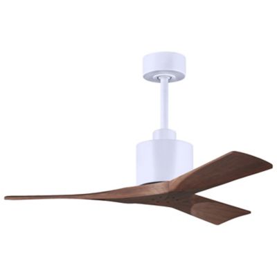 Atlas Fan Company Nan Ceiling Fan - Color: Brown - Blade Color: Walnut Blad