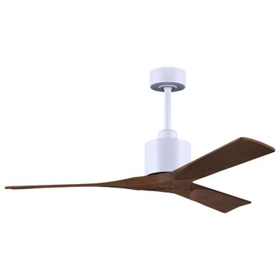 Atlas Fan Company Nan Ceiling Fan - Color: Brown - Blade Color: Walnut Blad