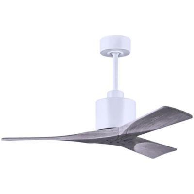 Atlas Fan Company Nan Ceiling Fan - Color: Grey - Blade Color: Barnwood Bla