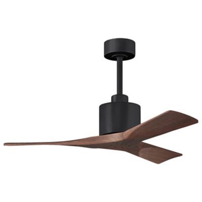 Atlas Fan Company Nan Ceiling Fan - Color: Brown - Blade Color: Walnut Blad