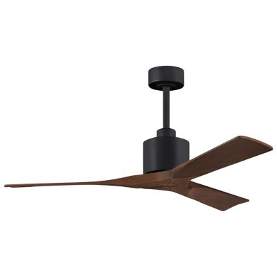 Atlas Fan Company Nan Ceiling Fan - Color: Brown - Blade Color: Walnut Blad