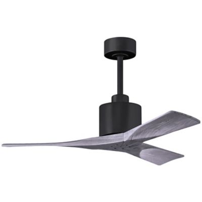 Atlas Fan Company Nan Ceiling Fan - Color: Grey - Blade Color: Barnwood Bla