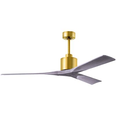 Atlas Fan Company Nan Ceiling Fan - Color: Grey - Blade Color: Barnwood Bla