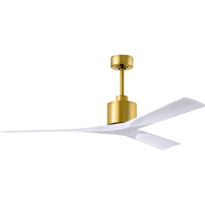 Atlas Fan Company Nan Ceiling Fan - Color: White - Blade Color: Matte White