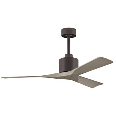 Atlas Fan Company Nan Ceiling Fan - Color: Grey - Blade Color: Gray Ash - N