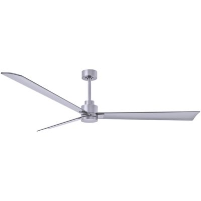 Atlas Fan Company Alessandra Ceiling Fan - Color: Silver - Blade Color: Bru