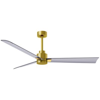 Atlas Fan Company Alessandra Ceiling Fan - Color: Gold - Blade Color: Brush