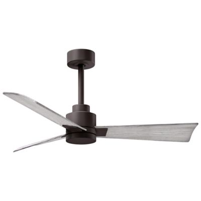 Atlas Fan Company Alessandra Ceiling Fan - Color: Brown - Blade Color: Barn