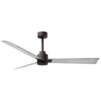 Atlas Fan Company Alessandra Ceiling Fan - Color: Brown - Blade Color: Barn