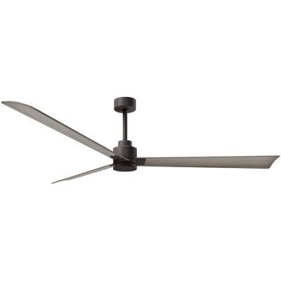 Atlas Fan Company Alessandra Ceiling Fan - Color: Brown - Blade Color: Gray