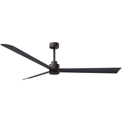 Atlas Fan Company Alessandra Ceiling Fan - Color: Brown - Blade Color: Matt