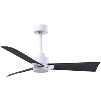 Atlas Fan Company Alessandra Ceiling Fan - Color: White - Blade Color: Matt