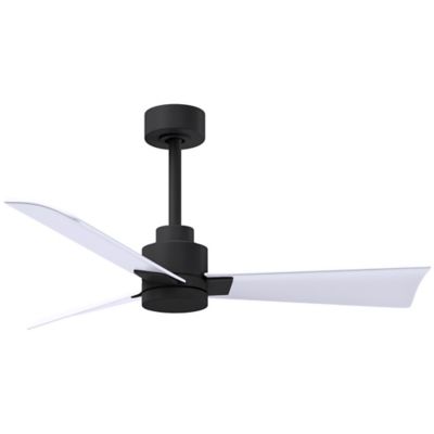 Atlas Fan Company Alessandra Ceiling Fan - Color: Black - Blade Color: Matt