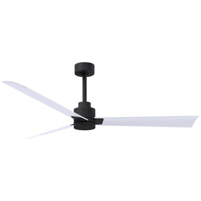 Atlas Fan Company Alessandra Ceiling Fan - Color: Black - Blade Color: Matt