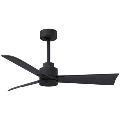 Atlas Fan Company Alessandra Ceiling Fan - Color: Black - Blade Color: Matt