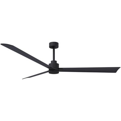 Atlas Fan Company Alessandra Ceiling Fan - Color: Black - Blade Color: Matt