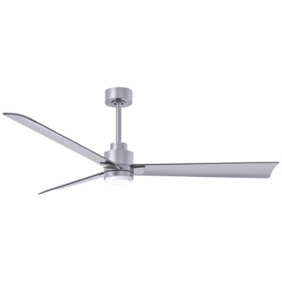 Atlas Fan Company Alessandra LED Ceiling Fan - Color: Silver - Blade Color: