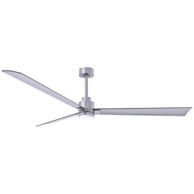 Atlas Fan Company Alessandra LED Ceiling Fan - Color: Silver - Blade Color: