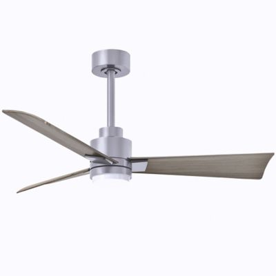 Atlas Fan Company Alessandra LED Ceiling Fan - Color: Silver - Blade Color: