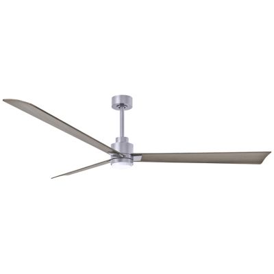 Atlas Fan Company Alessandra LED Ceiling Fan - Color: Silver - Blade Color: