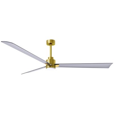 Atlas Fan Company Alessandra LED Ceiling Fan - Color: Gold - Blade Color: B