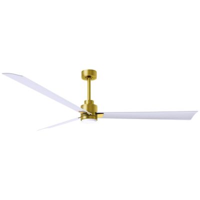 Atlas Fan Company Alessandra LED Ceiling Fan - Color: Gold - Blade Color: M