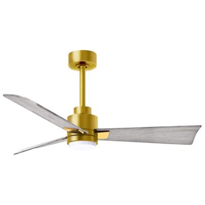 Atlas Fan Company Alessandra LED Ceiling Fan - Color: Gold - Blade Color: B