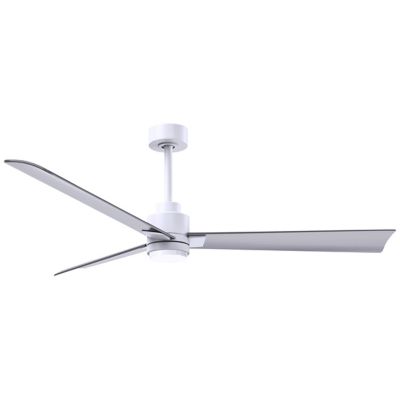 Atlas Fan Company Alessandra LED Ceiling Fan - Color: White - Blade Color: 