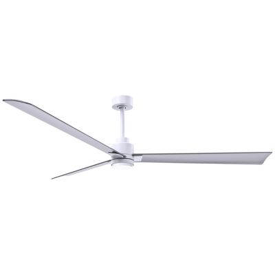 Atlas Fan Company Alessandra LED Ceiling Fan - Color: White - Blade Color: 