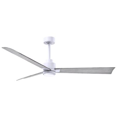 Atlas Fan Company Alessandra LED Ceiling Fan - Color: White - Blade Color: 