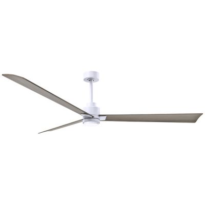 Atlas Fan Company Alessandra LED Ceiling Fan - Color: White - Blade Color: 