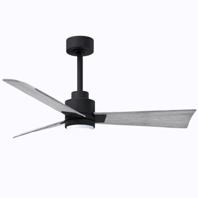 Atlas Fan Company Alessandra LED Ceiling Fan - Color: Black - Blade Color: 