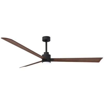 Atlas Fan Company Alessandra LED Ceiling Fan - Color: Black - Blade Color: 