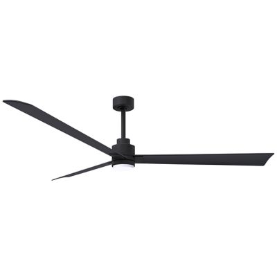 Atlas Fan Company Alessandra LED Ceiling Fan - Color: Black - Blade Color: 