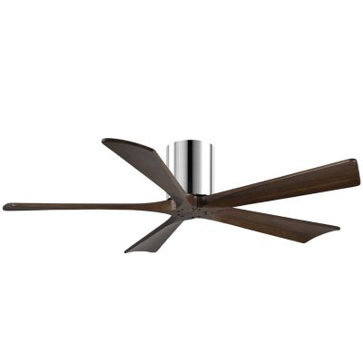 Atlas Fan Company Irene-H Flushmount 5 Blade Ceiling Fan - Color: Silver - 