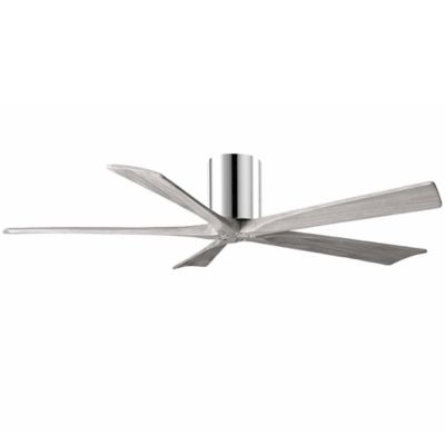 Atlas Fan Company Irene-H Flushmount 5 Blade Ceiling Fan - Color: Silver - 