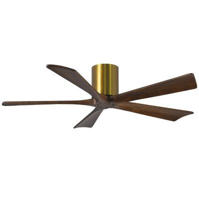 Atlas Fan Company Irene-H Flushmount 5 Blade Ceiling Fan - Color: Brass - B