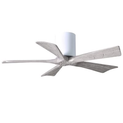 Atlas Fan Company Irene-H Flushmount 5 Blade Ceiling Fan - Color: White - B