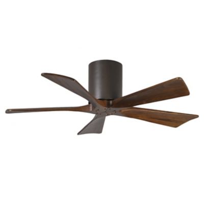 Atlas Fan Company Irene-H Flushmount 5 Blade Ceiling Fan - Color: Bronze - 