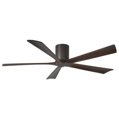 Atlas Fan Company Irene-H Flushmount 5 Blade Ceiling Fan - Color: Bronze - 