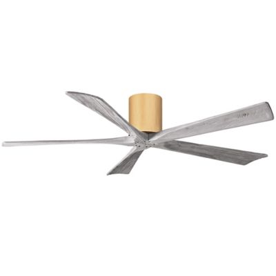 Atlas Fan Company Irene-H Flushmount 5 Blade Ceiling Fan - Color: Wood tone