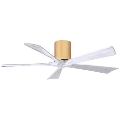 Atlas Fan Company Irene-H Flushmount 5 Blade Ceiling Fan - Color: Wood tone