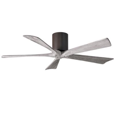 Atlas Fan Company Irene-H Flushmount 5 Blade Ceiling Fan - Color: Bronze - 