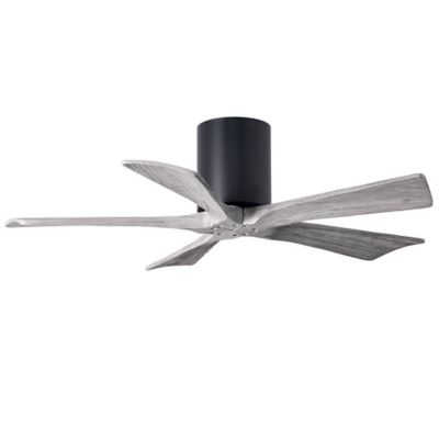 Atlas Fan Company Irene-H Flushmount 5 Blade Ceiling Fan - Color: Black - B