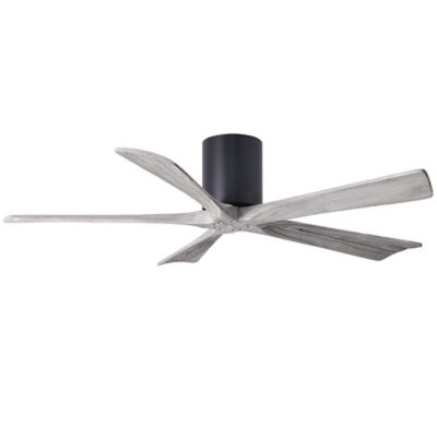 Atlas Fan Company Irene-H Flushmount 5 Blade Ceiling Fan - Color: Black - B