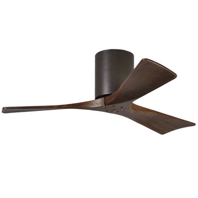 Atlas Fan Company Irene-H Flushmount 3 Blade Ceiling Fan - Color: Textured 