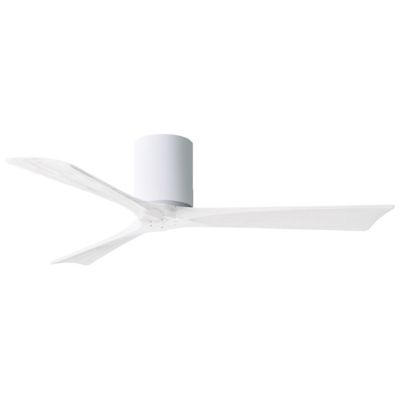 Atlas Fan Company Irene-H Flushmount 3 Blade Ceiling Fan - Color: Glossy - 