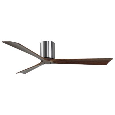 Atlas Fan Company Irene-H Flushmount 3 Blade Ceiling Fan - Color: Polished 