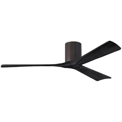 Atlas Fan Company Irene-H Flushmount 3 Blade Ceiling Fan - Color: Textured 